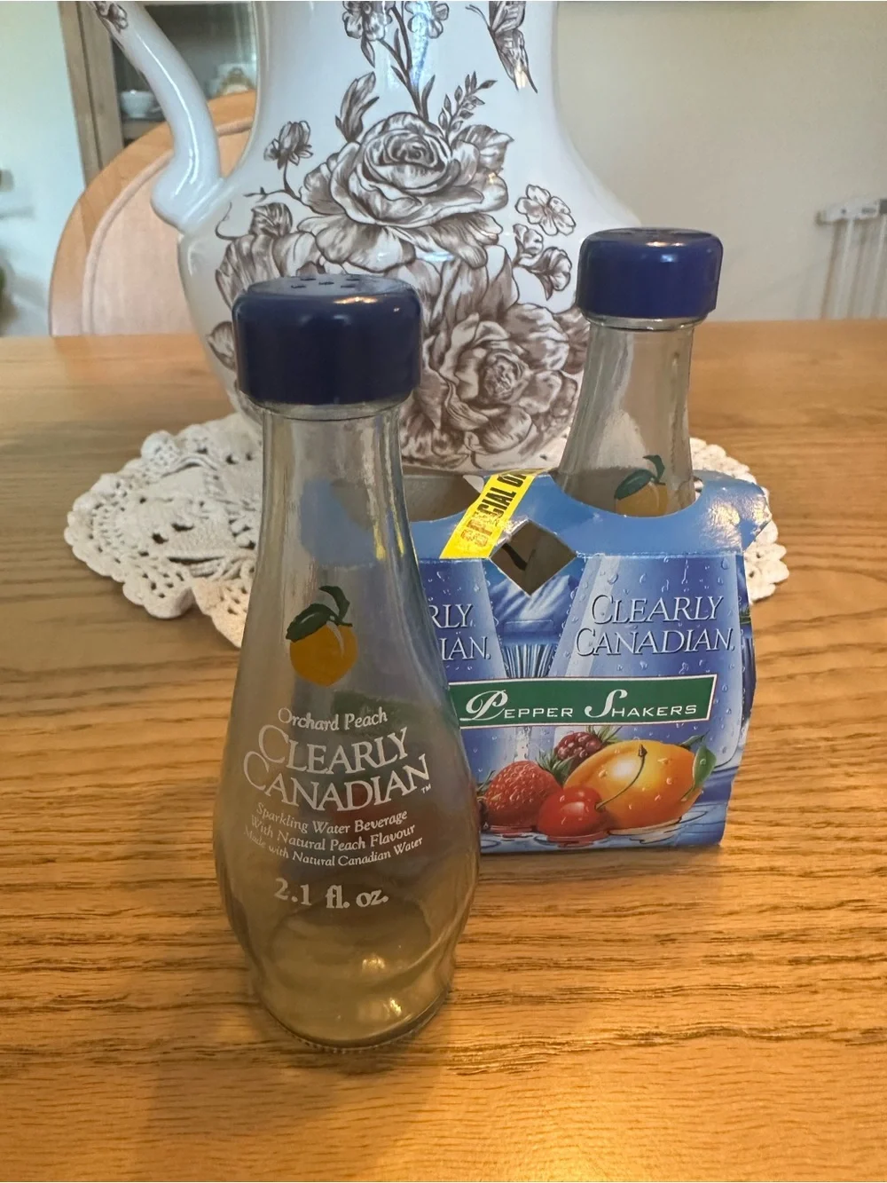Blue Salt & Pepper Shaker Set
